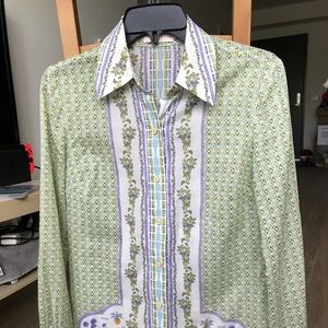 Tory Burch Botanical printed cotton shirts